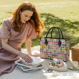 BloomNeedle Fifty Patchwork States Leather Bag
