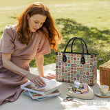 BloomNeedle Rustic Harmony Leather Bag