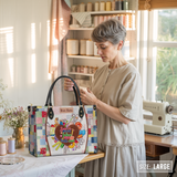 BloomNeedle Sew Much To Do Leather Bag
