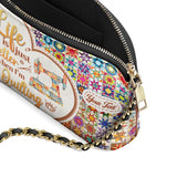 BloomNeedle QuiltJoy Bloom Leather Crossbody Bag