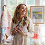 BloomNeedle Patchwork Bliss Leather Wallet