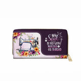 BloomNeedle SoulStitch Bloom Leather Wallet