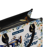 BloomNeedle Sewing Bloom Personalized Leather Bag
