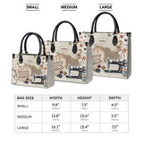 BloomNeedle SewPower Bloom Personalized Leather Bag