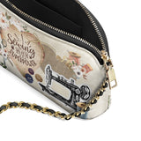 BloomNeedle SewPower Bloom Leather Crossbody Bag