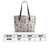 BloomNeedle SewBloom Charm Leather Tote Bag