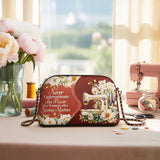 BloomNeedle Stitch Grace Leather Crossbody Bag