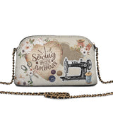 BloomNeedle SewPower Bloom Leather Crossbody Bag