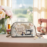BloomNeedle SewPower Bloom Leather Crossbody Bag