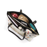 BloomNeedle SewPower Bloom Personalized Leather Tote Bag