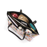BloomNeedle Sew Sweet Bloom Leather Tote Bag