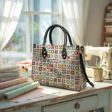 BloomNeedle Rustic Harmony Leather Bag