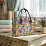 BloomNeedle Fifty Patchwork States Leather Bag