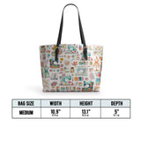 BloomNeedle The Maker’s Bloom Leather Tote Bag