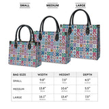 BloomNeedle Heritage Blocks Leather Bag