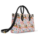 BloomNeedle Sew Sweet Bloom Leather Bag