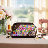 BloomNeedle From Scraps To Soul Leather Crossbody Bag