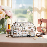 BloomNeedle Sewing Memories Leather Crossbody Bag