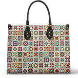 BloomNeedle Rustic Harmony Leather Bag