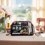 BloomNeedle Project Overload Leather Crossbody Bag