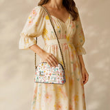 BloomNeedle The Maker’s Bloom Leather Crossbody Bag