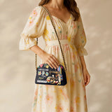 BloomNeedle Project Overload Leather Crossbody Bag
