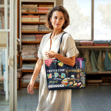 BloomNeedle Project Overload Leather Tote Bag