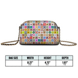 BloomNeedle Fifty Patchwork States Leather Crossbody Bag