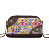 BloomNeedle From Scraps To Soul Leather Crossbody Bag
