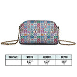 BloomNeedle Heritage Blocks Leather Crossbody Bag