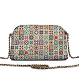 BloomNeedle Rustic Harmony Leather Crossbody Bag