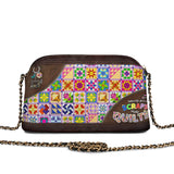 BloomNeedle From Scraps To Soul Leather Crossbody Bag
