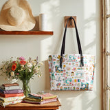 BloomNeedle The Maker’s Bloom Leather Tote Bag