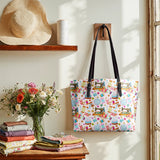 BloomNeedle Sew Sweet Bloom Leather Tote Bag