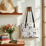BloomNeedle Sewing Memories Leather Tote Bag