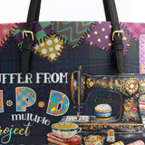 BloomNeedle Project Overload Leather Tote Bag