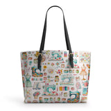 BloomNeedle The Maker’s Bloom Leather Tote Bag