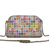 BloomNeedle Fifty Patchwork States Leather Crossbody Bag