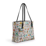 BloomNeedle The Maker’s Bloom Leather Tote Bag