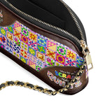 BloomNeedle From Scraps To Soul Leather Crossbody Bag