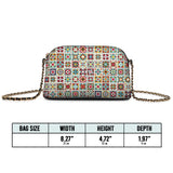 BloomNeedle Rustic Harmony Leather Crossbody Bag