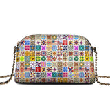 BloomNeedle Fifty Patchwork States Leather Crossbody Bag