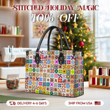 BloomNeedle Fifty Patchwork States Leather Bag