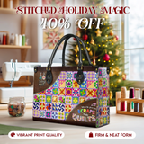 BloomNeedle From Scraps To Soul Leather Bag