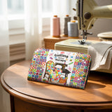BloomNeedle Quilt Therapy Leather Wallet