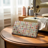 BloomNeedle Rustic Harmony Leather Wallet