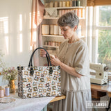 BloomNeedle SewBloom Charm Leather Bag