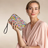 BloomNeedle Fifty Patchwork States Leather Wallet