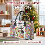 BloomNeedle Quilt Therapy Leather Bag