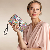 BloomNeedle Quilt Therapy Leather Wallet